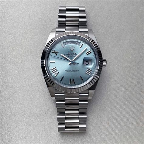 rolex 40mm platinum day date|newest Rolex platinum day date.